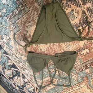 Target Olive Green Bikini Set